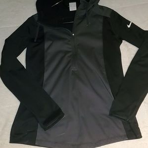 Large Womens Nike dri-fit 3/4 zip